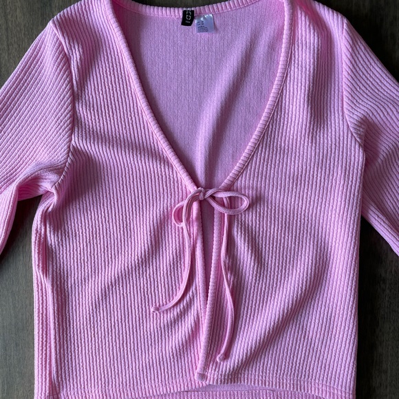 Pink Long Sleeve Cardigan - Picture 3 of 5